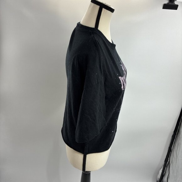 Grayson Threads Womens Size XS Black Graphic T Shirt Future Is Ours World Tour - Picture 3 of 5